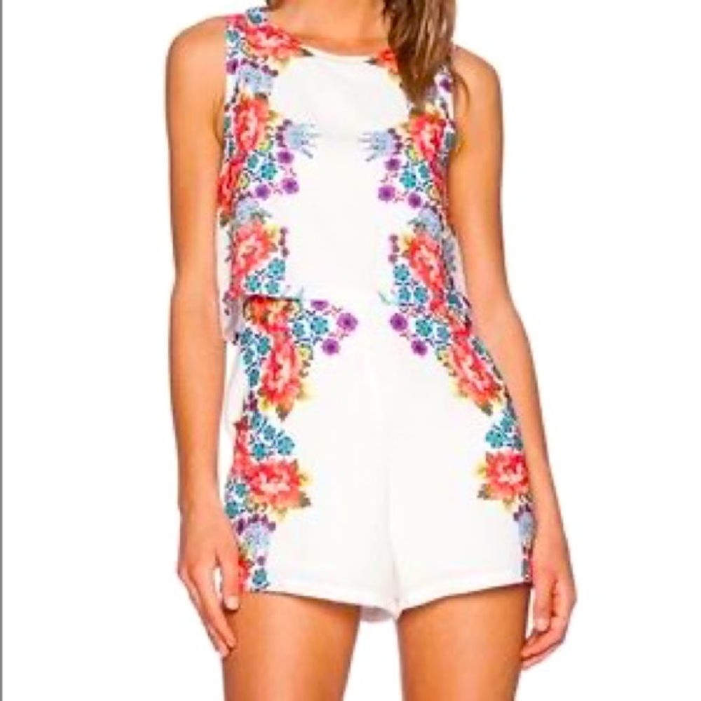 Minkpink Floral Romper Size Medium
